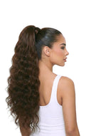 Loose Wave Kora Wrap Ponytail in Virgin Human Hair with Integrated Wrap Section by Kora Strand