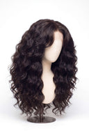 Loose Wave Layered Glueless Human Hair Wig Showing the Defined Texture by Kora Strand