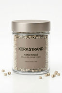 Nano Beads in Hellblond, mit Silikon ausgekleidete Nano Beads für Nano-Spitzen-Extensions, von Kora Strand