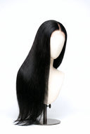 Silk Straight Glueless Human Hair Wig in Shade 1 Noire Absolu, Jet Black, by Kora Strand