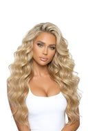 Gerade seidige unsichtbare Clip-In-Extensions, Produktansicht 10 von Kora Strand