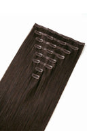 Silk Straight Invisible Clip-In Extensions with a Seamless, Natural-Looking Finished Style by Kora Strand