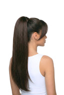 Silk Straight Kora Wrap Ponytail in Virgin Human Hair with Integrated Wrap Section by Kora Strand