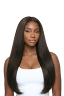 Silk Straight Human Hair Wig with a Natural-Looking Finished Style by Kora Strand
