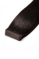 Silk Straight Seamless Tape Extensions in Virgin Human Hair with Thin Flexible Seamless Tape Tabs by Kora Strand