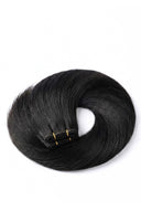 Silk Straight Seamless Weft Bundle Showing the Defined Hair Texture by Kora Strand