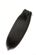 Silk Straight Sew-In Bundle Showing the Defined Hair Texture by Kora Strand