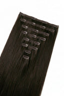 Silk Straight Signature Clip-In Extensions with a Seamless, Natural-Looking Finished Style by Kora Strand