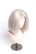 Yaki Straight Bob Glueless Human Hair Wig in Shade 1001 Winter Pearl, Icy Platinum Blonde, by Kora Strand