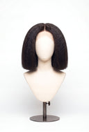 Yaki Straight Bob Glueless Human Hair Wig in Shade 1B Noire Naturel, Natural Black, by Kora Strand