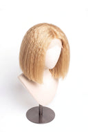 Yaki Straight Bob Glueless Human Hair Wig in Shade 22 Golden Oat, Vanilla Golden Beige Blonde, by Kora Strand