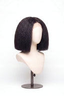 Yaki Straight Bob Human Hair Wig with a Natural-Looking Finished Style by Kora Strand