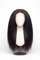 Yaki Straight Glueless Human Hair Wig in Shade 1B Noire Naturel, Natural Black, by Kora Strand