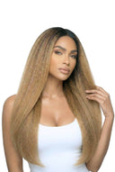 Yaki Straight unsichtbare Clip-In Haarverlängerungen, Produktansicht 8 von Kora Strand