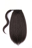 Yaki Straight Kora Wrap Ponytail with a Natural-Looking Finished Style by Kora Strand