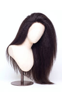 Yaki Straight Human Hair Wig with a Natural-Looking Finished Style by Kora Strand